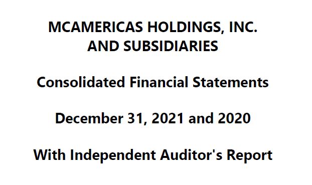 2021 Consolidated Financial Statements