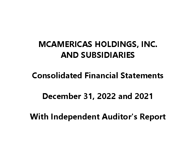 2022 Consolidated Financial Statements